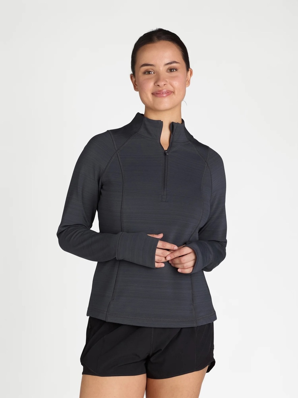 Avia Women's Half-Zip Pullover - Charcoal